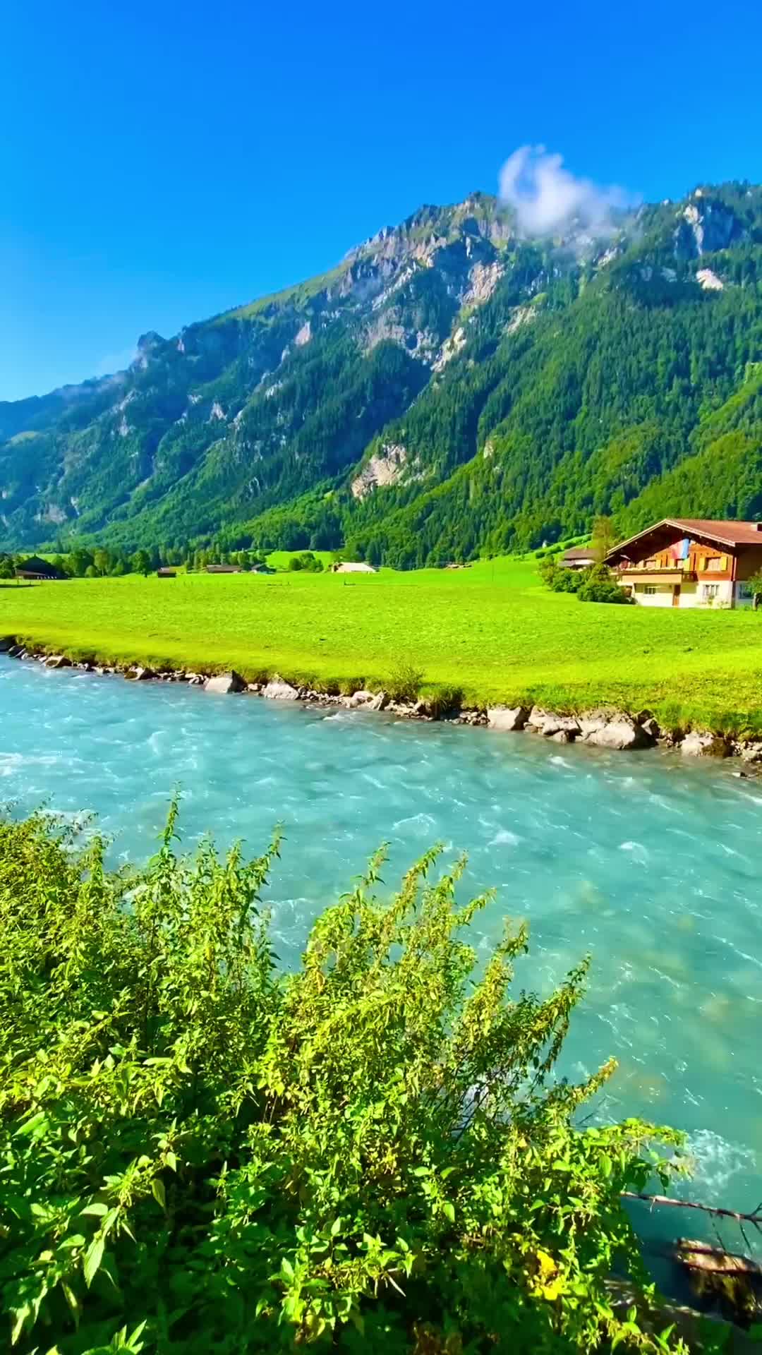 Stunning Views of Kandergrund, Switzerland