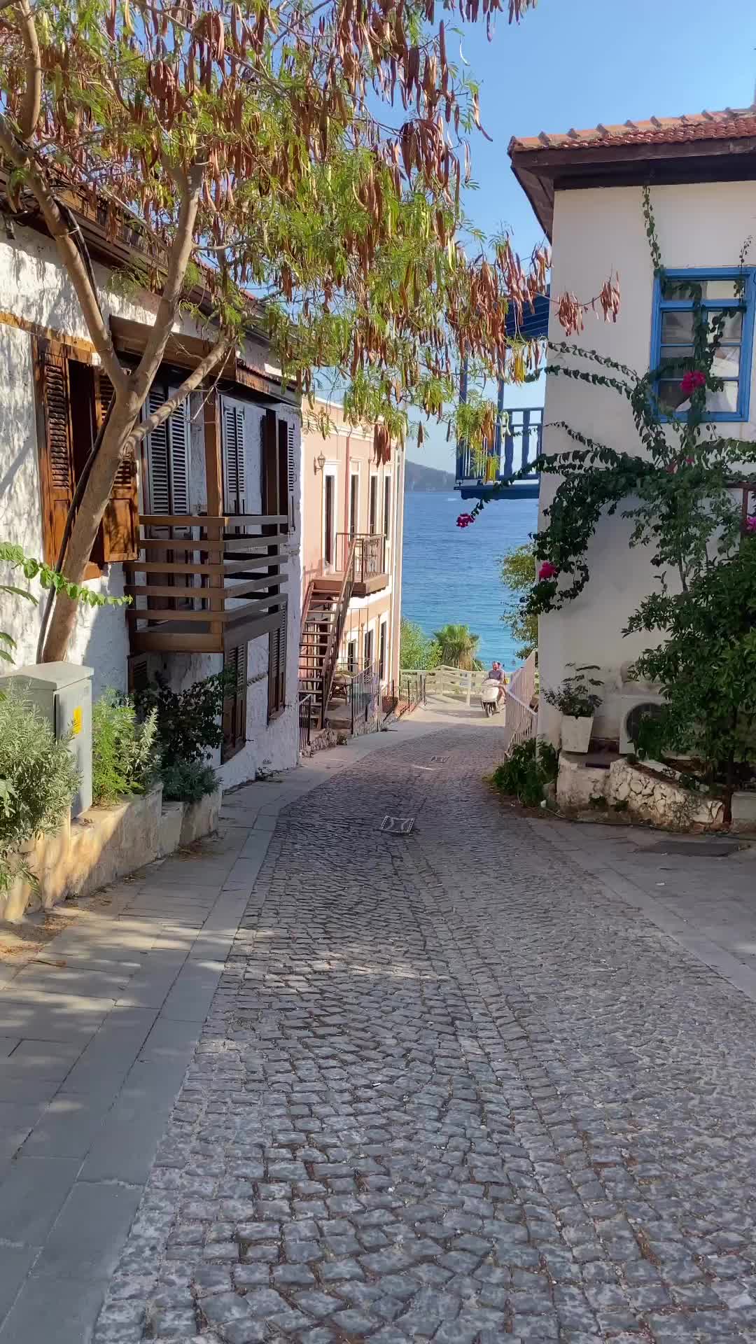 Most Beautiful Street to the Sea in Kalkan, Turkey