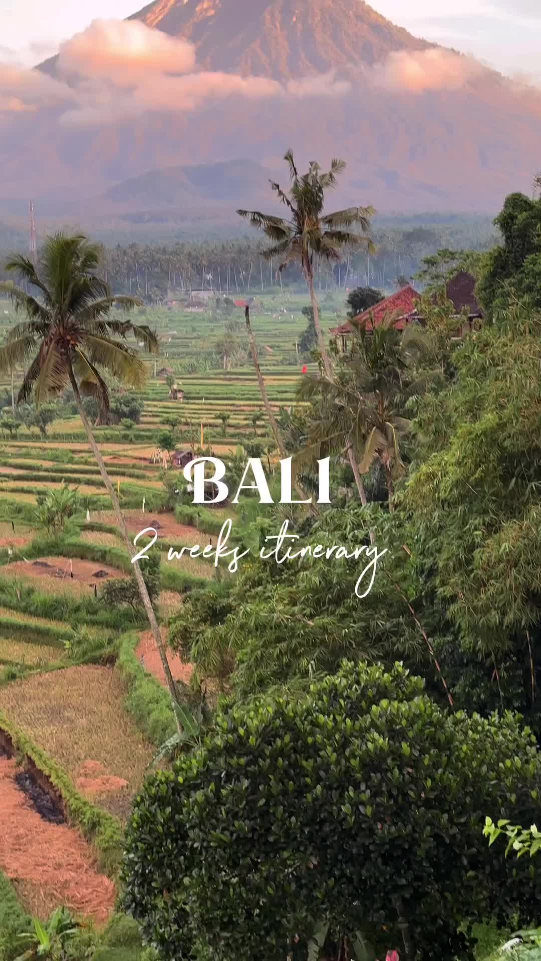 Ultimate Bali 2-Week Itinerary for Authentic Travel