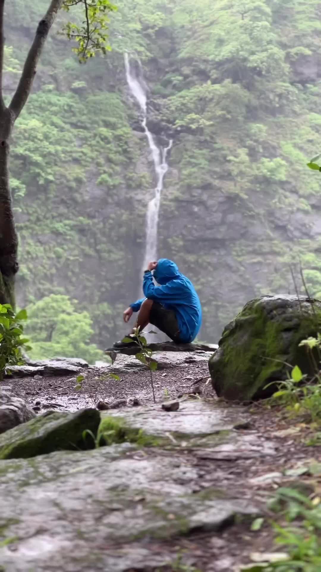 Dreamy Waterfall in Mumbai, Maharashtra