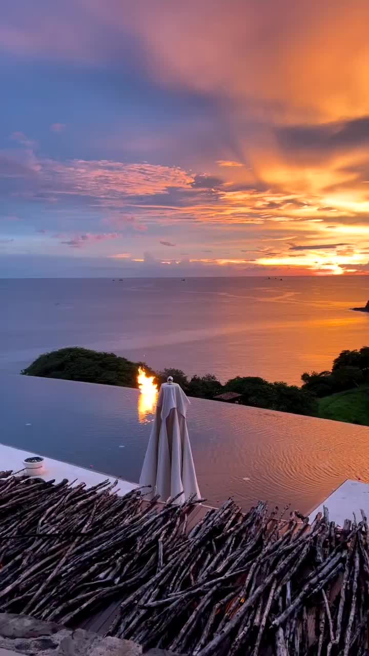 Memorable Sunsets at Sentido Norte, Costa Rica