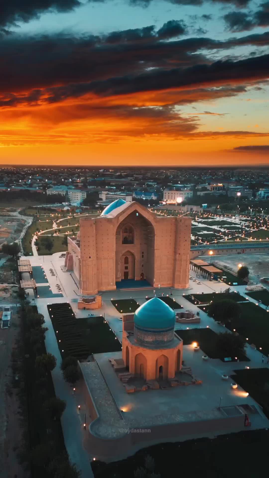 Explore the Majestic Mausoleum of Khawaja Ahmed Yasawi