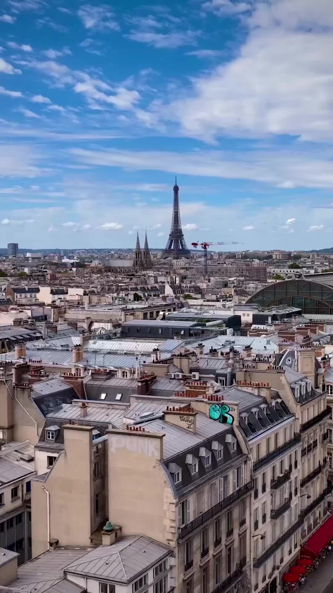 Explore Paris: A Bird's-Eye View of the Eiffel Tower