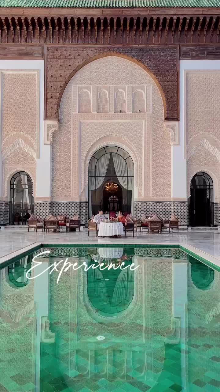 Experience Luxury at The Oberoi Marrakech 🌿🤍
