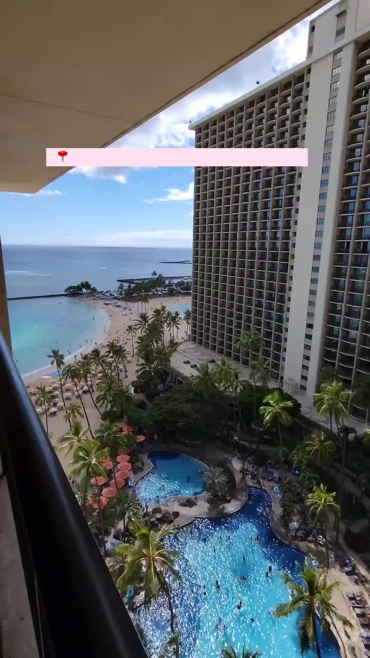 Stunning Views from Ali'i Tower at Hilton Hawaiian Village