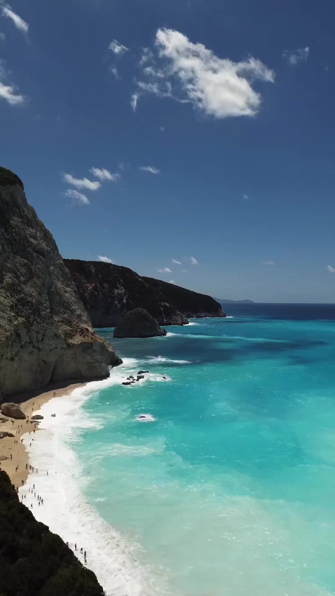 Stunning Drone Footage of Porto Katsiki, Greece