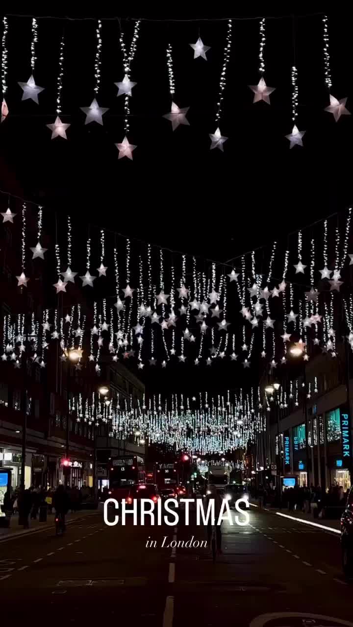 Oxford Street Christmas Lights Sparkle in London 2023