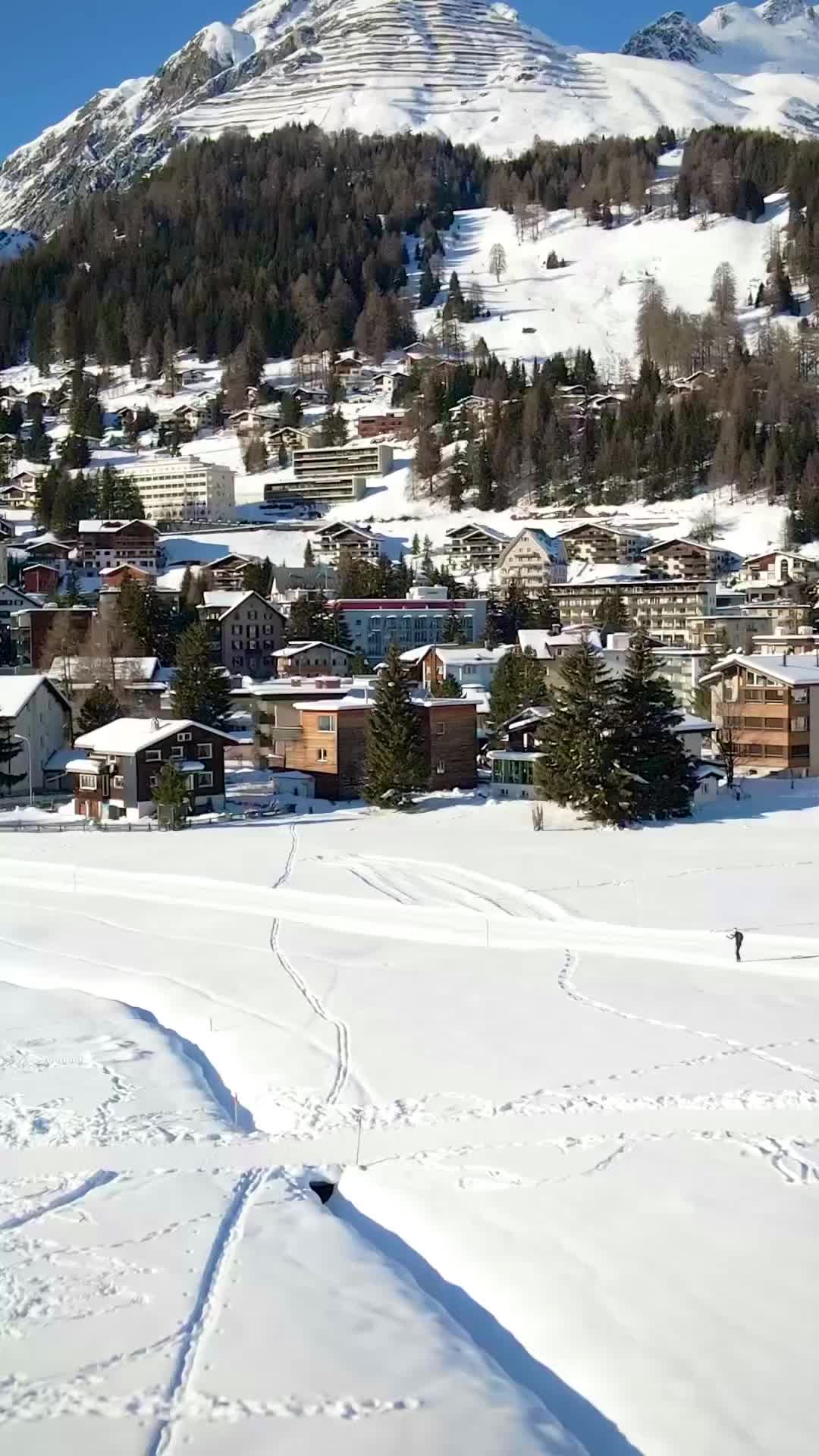 Stunning Winter Views of Davos, Switzerland