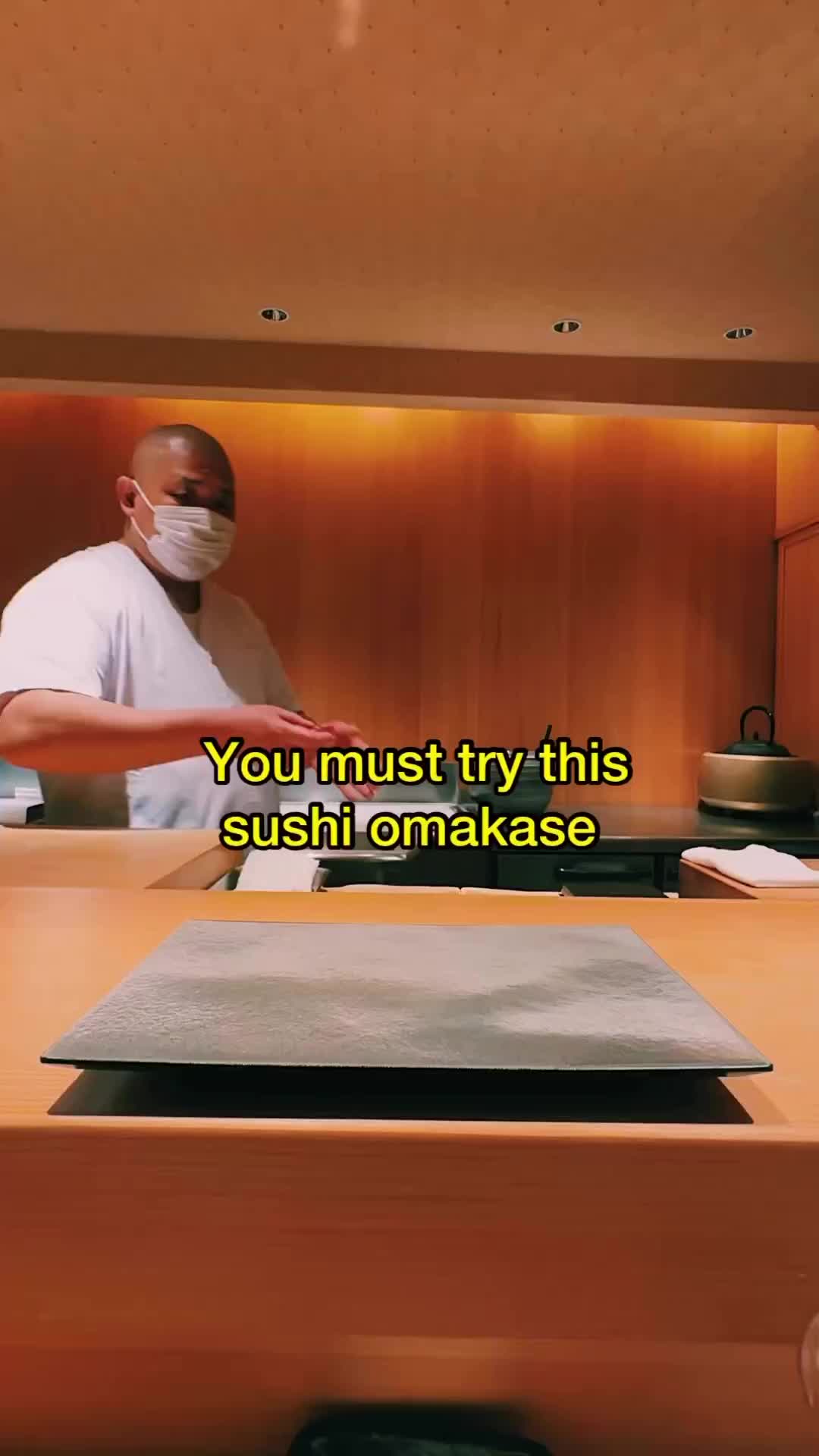 Best Sushi Omakase in Tokyo at Sushi Inomata