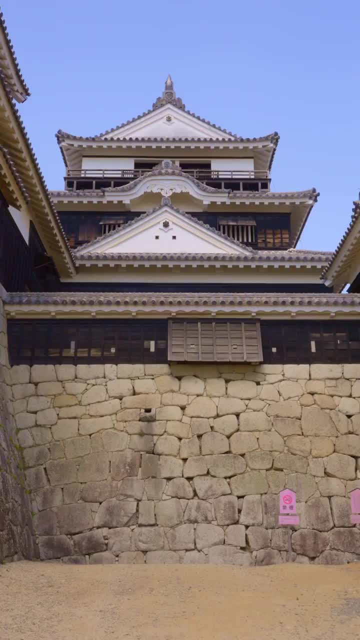 Stunning Matsuyama Castle on a Sunny Day