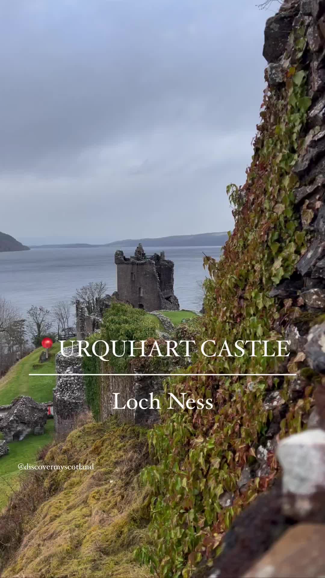 Explore Historic Urquhart Castle Overlooking Loch Ness