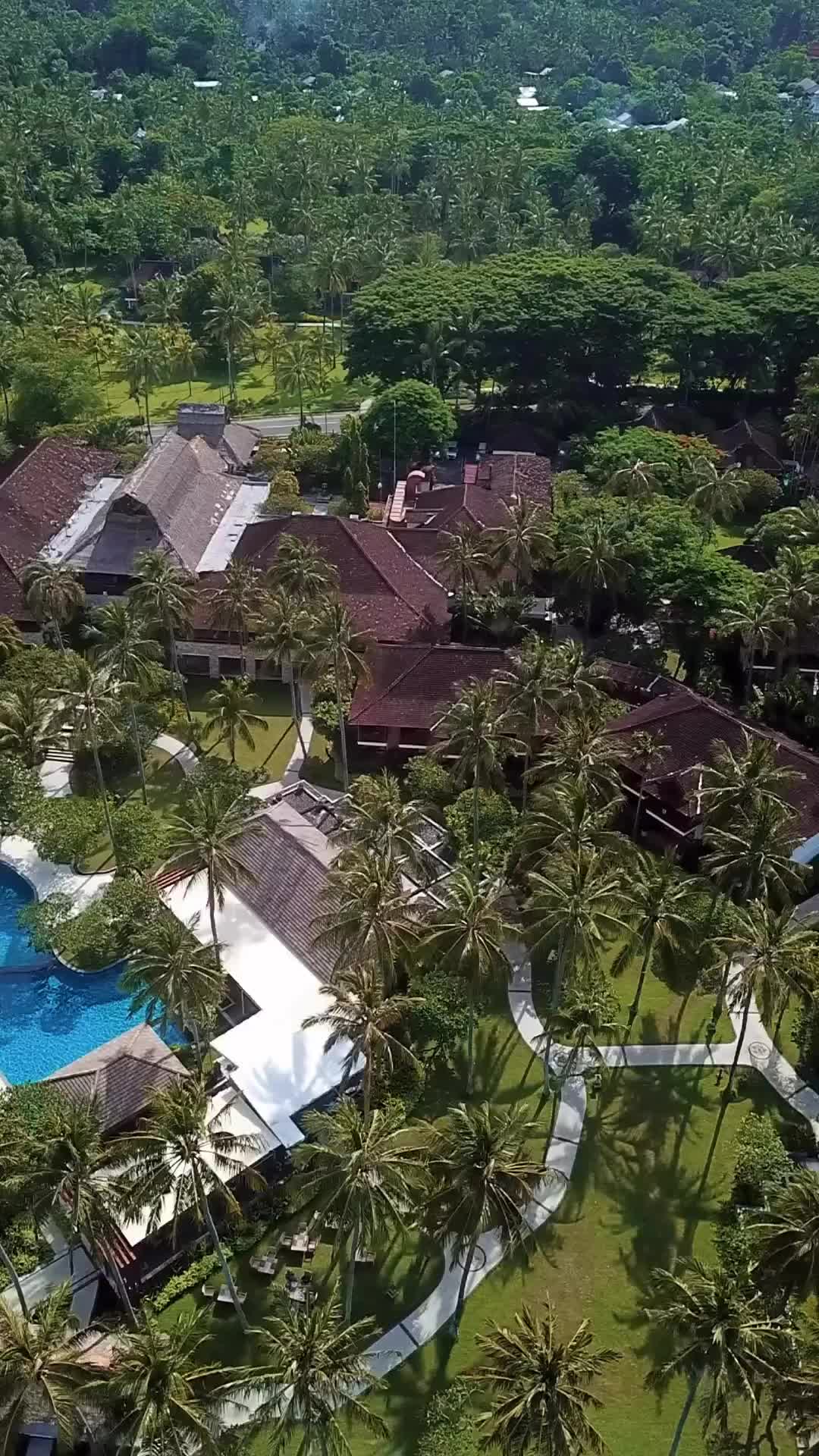 Stunning Aerial Views of Holiday Resort Lombok