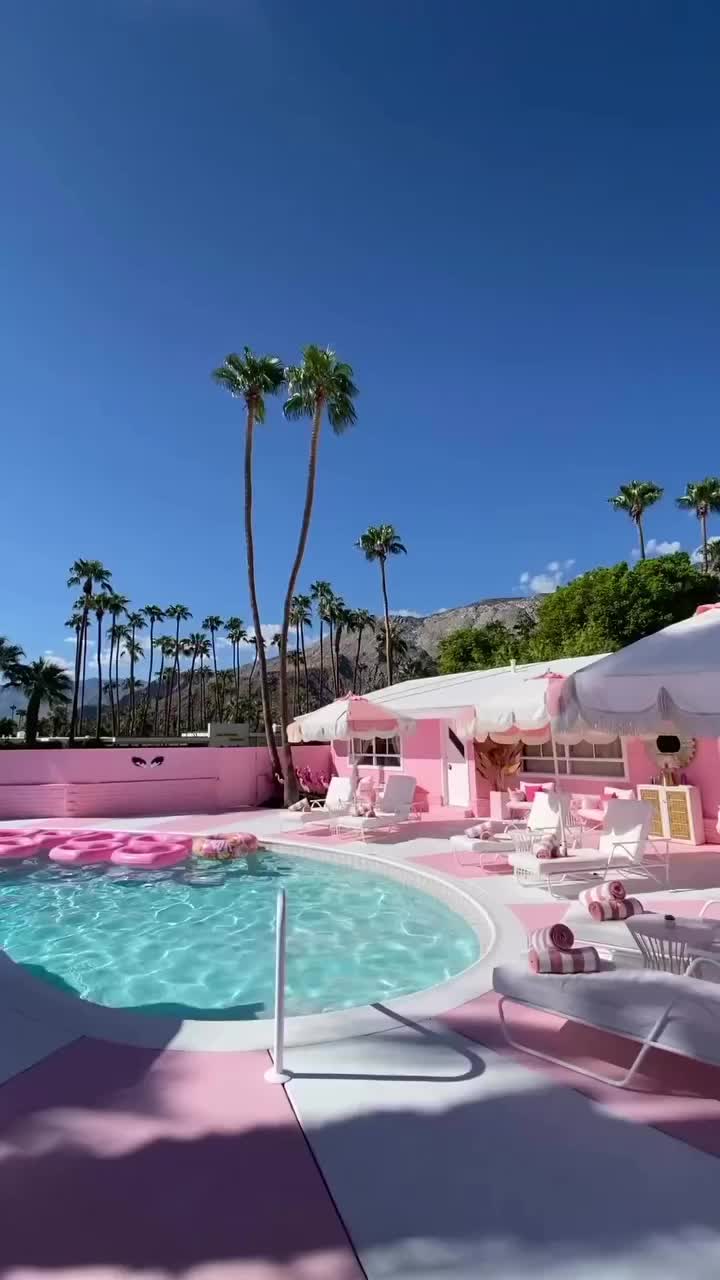 Discover Pink Paradise at Trixie Motel in Palm Springs