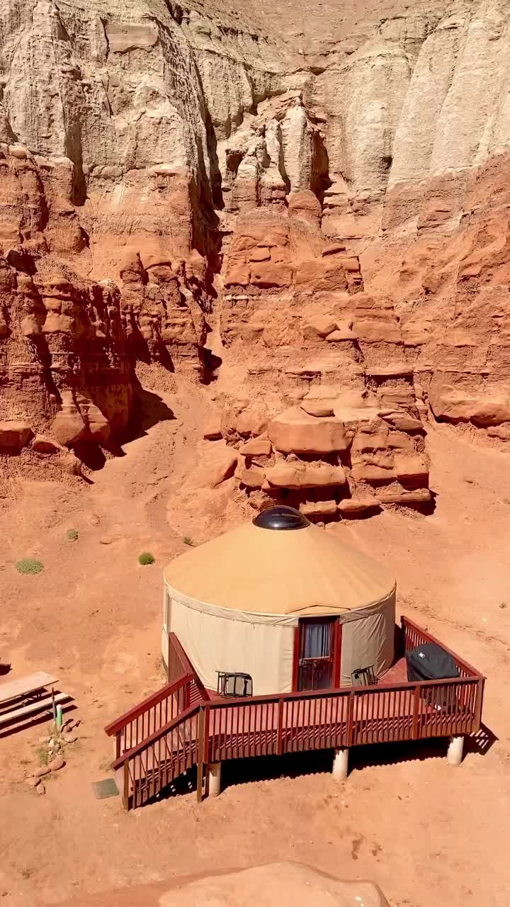 Scenic Yurts at Goblin Valley State Park, Utah