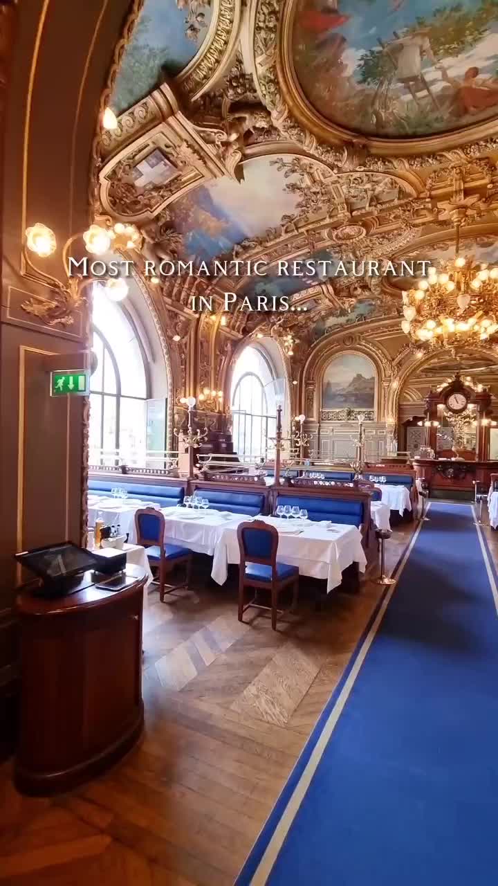 The Perfect Valentine's Day in Paris at Le Train Bleu