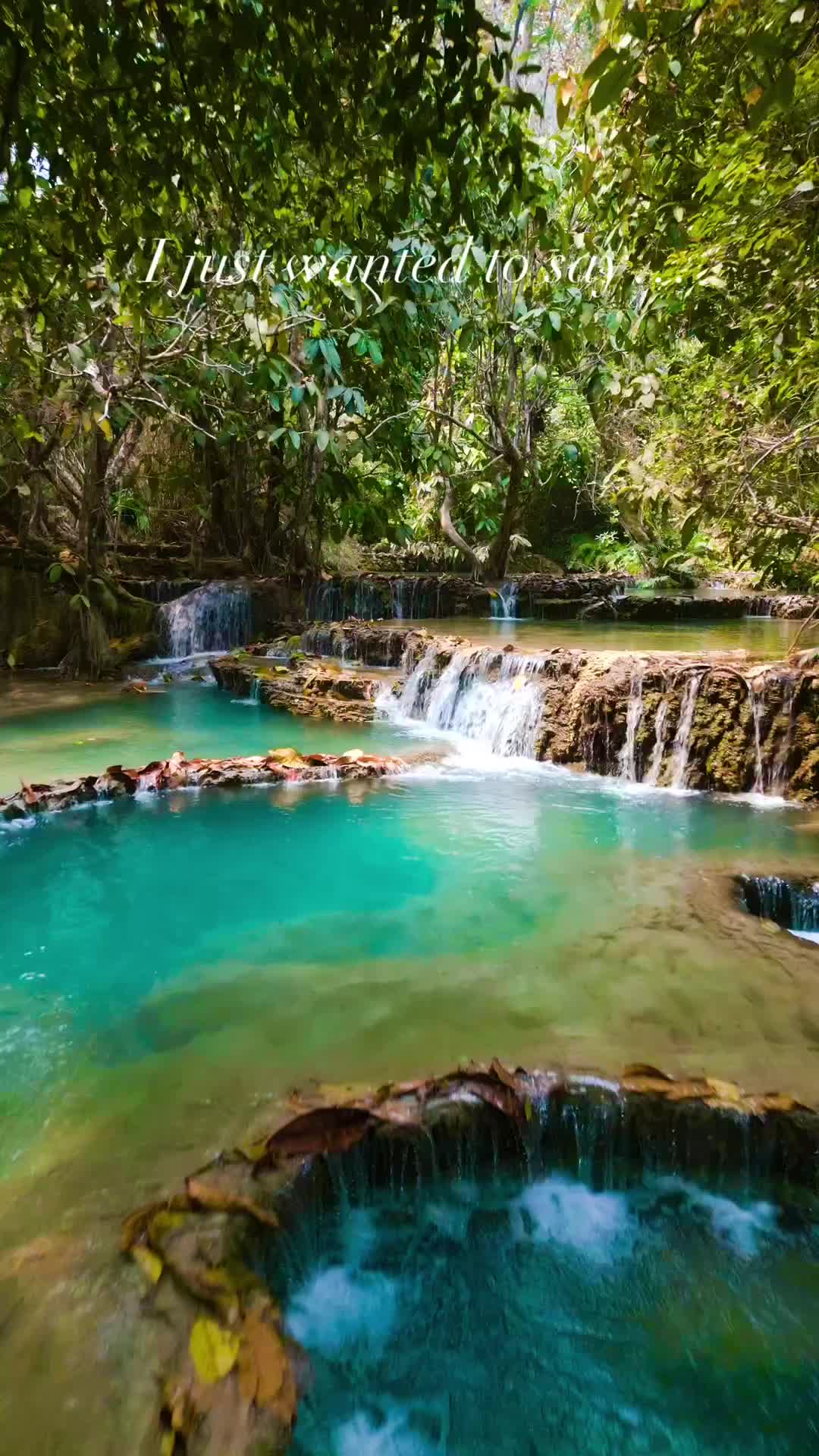 Finding Gratitude at Kuang Si Waterfall, Laos