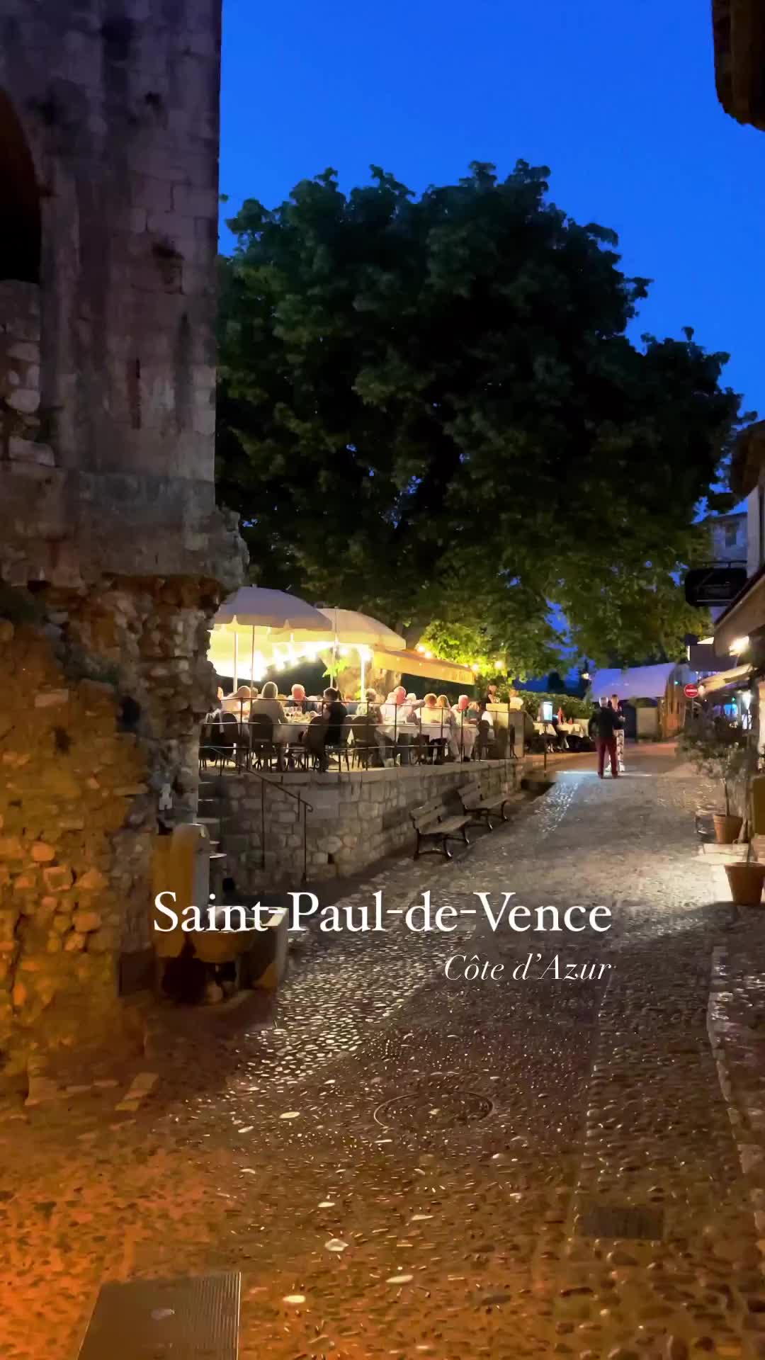 End of Day in Beautiful Saint-Paul-de-Vence, Côte d'Azur