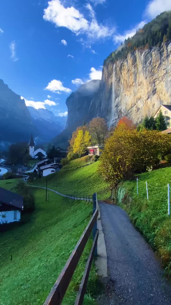 Fairytale Landscapes in Lauterbrunnen, Switzerland