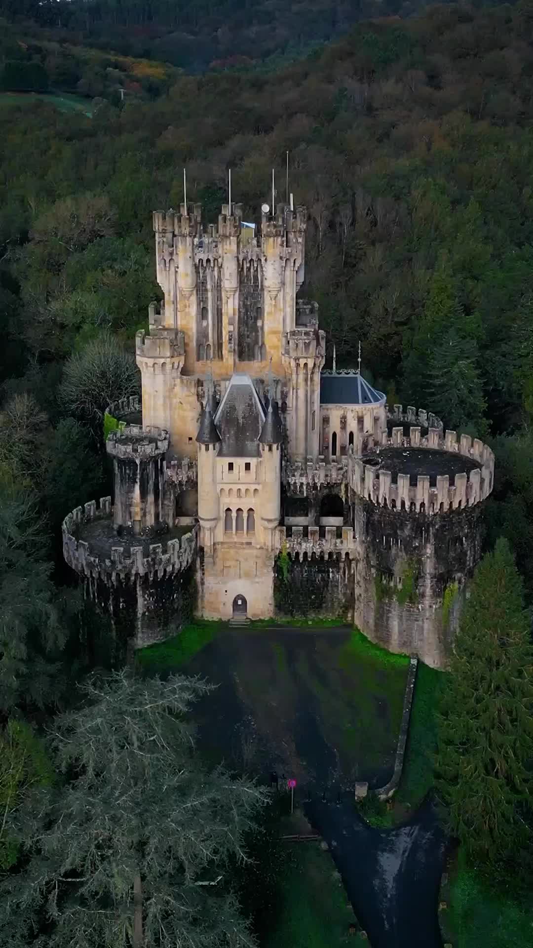 Discover the Gothic Butrón Castle in Bizkaia, Spain