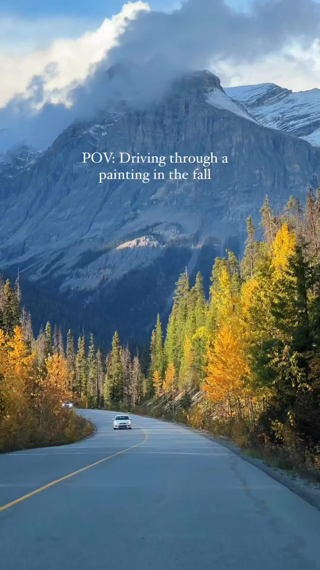 Magical Fall Drive Through the Rockies