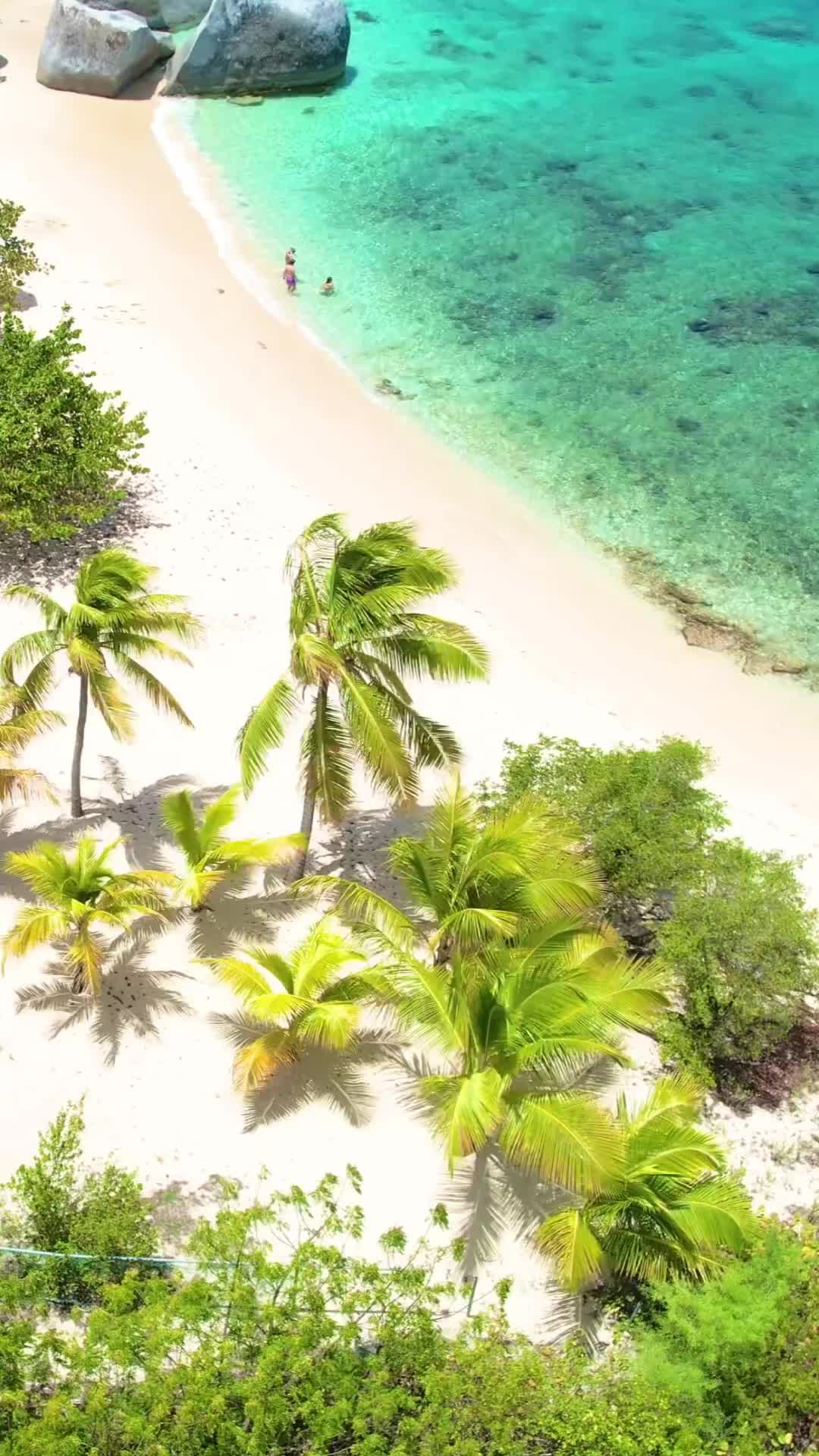 Stunning Virgin Gorda Beach in the Caribbean