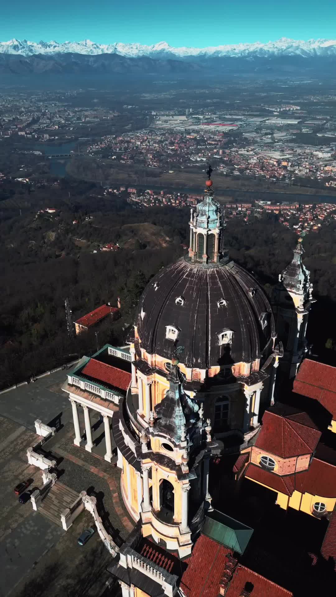 Basilica di Superga: Aerial View of Torino's Landmark