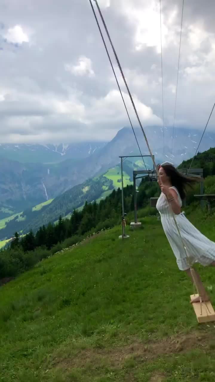 Giant Swing Experience at TschentenAlp Adelboden 🇨🇭