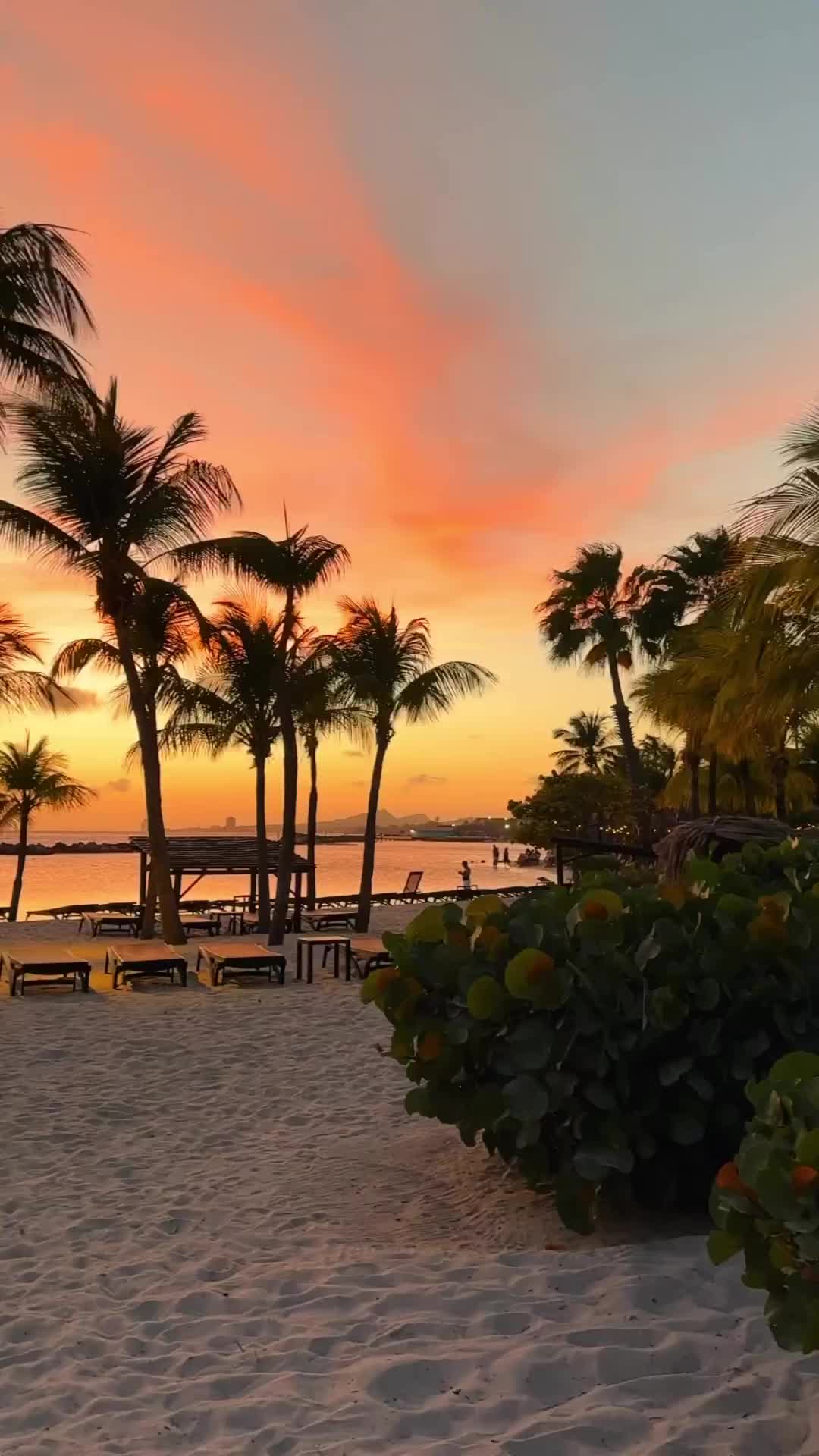 Mesmerizing Caribbean Sunset in Curacao 🌅