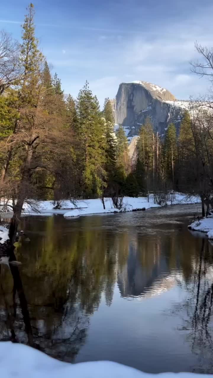 Snow Season in Yosemite National Park ❄️🤍