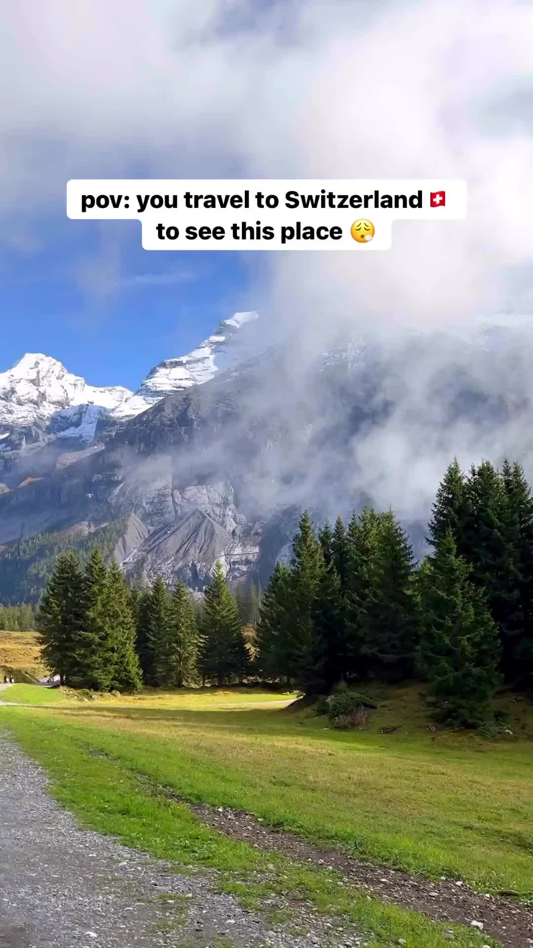 Discover Paradise at Oeschinensee, Switzerland