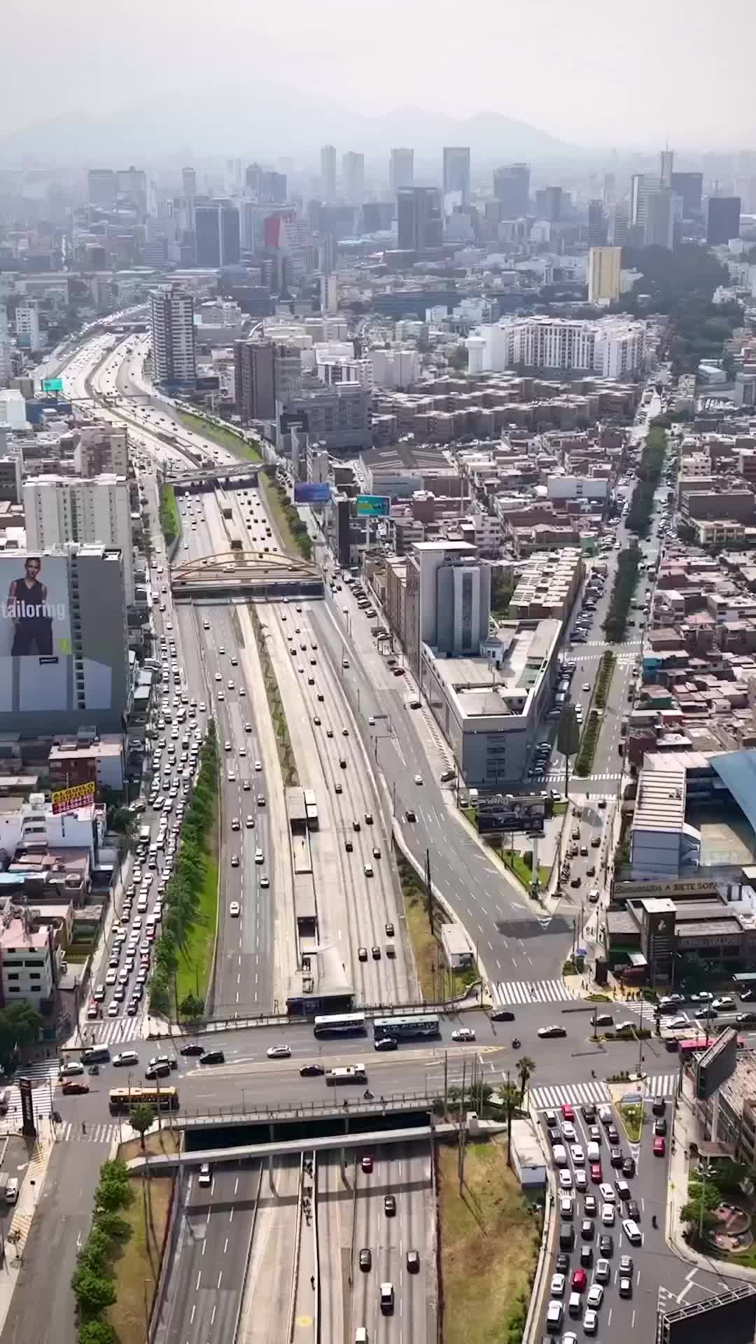 Bird's-Eye View of Lima, Peru 🦅🏙️ | Aerial Cityscape Tour