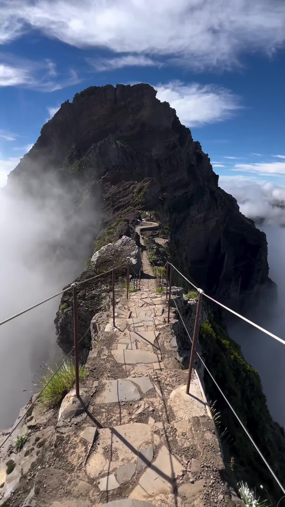 Stairway to Heaven Hike in Madeira, Portugal