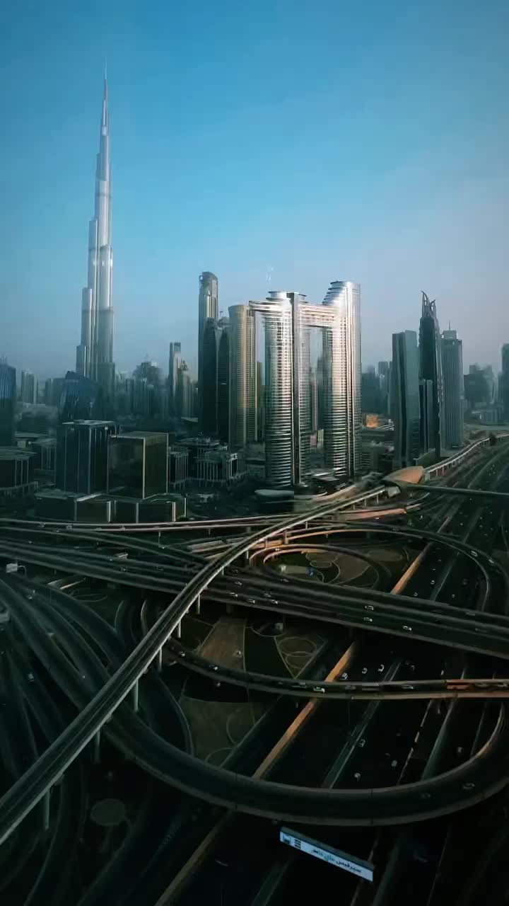 Dubai Cityscape Timelapse: Future Fantasy from Shangri-La