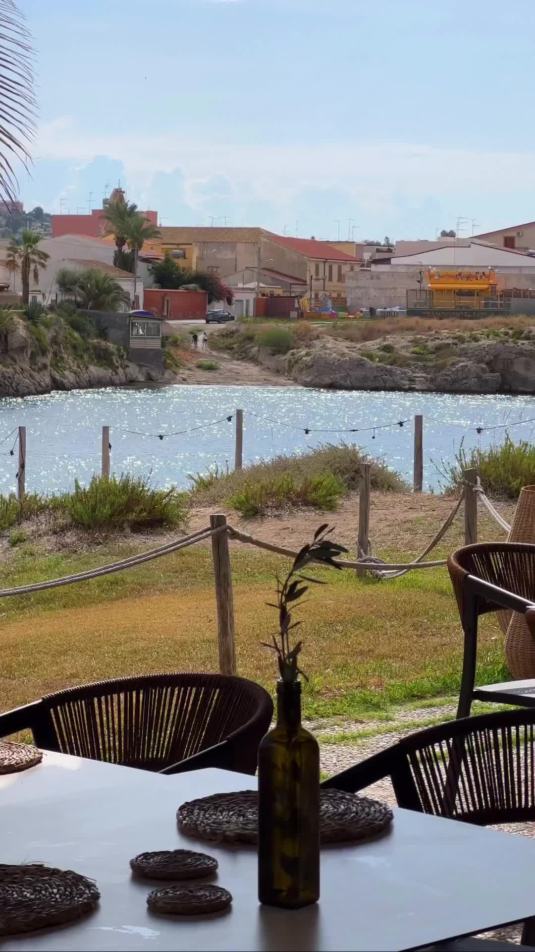 Stunning Restaurant View at Mangia’s Brucoli Resort, Sicily