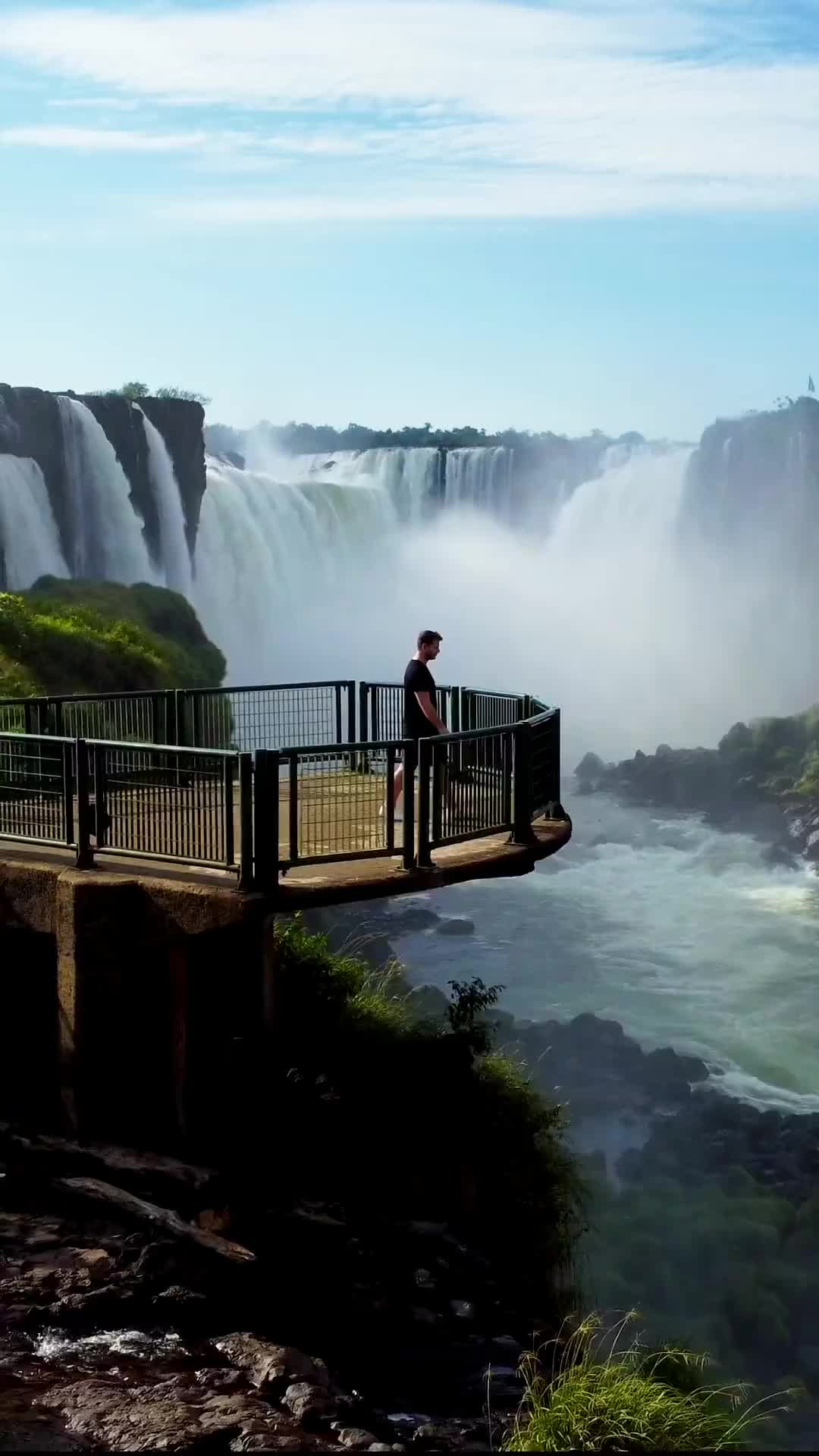 Surrounded by Stunning Waterfalls in Foz do Iguaçu