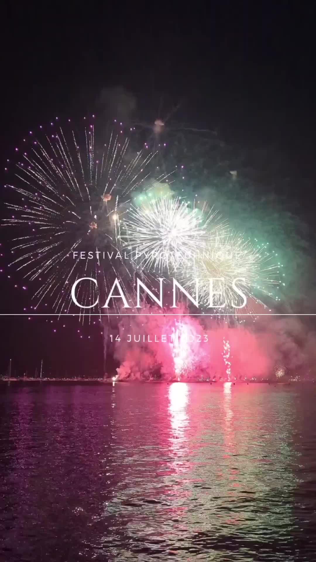 Spectacular Cannes Fireworks Festival 2023