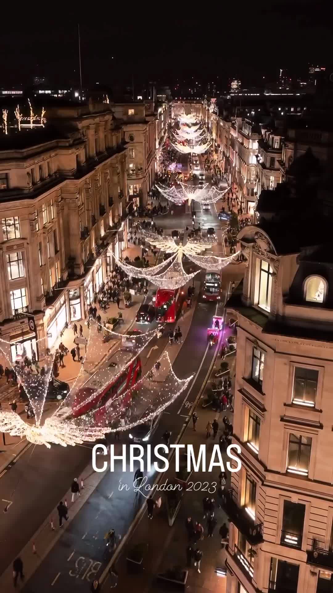 Christmas Lights at Regent Street, London 🎄🎉