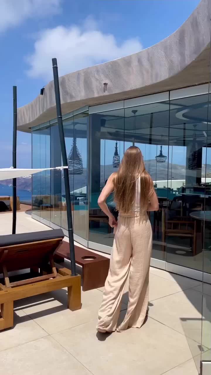 Stunning Infinity Pool at Cavo Tagoo Santorini Hotel