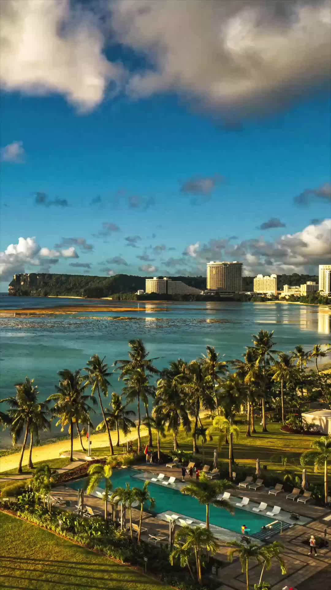 Breathtaking Ocean View Time Lapse from Guam Resort