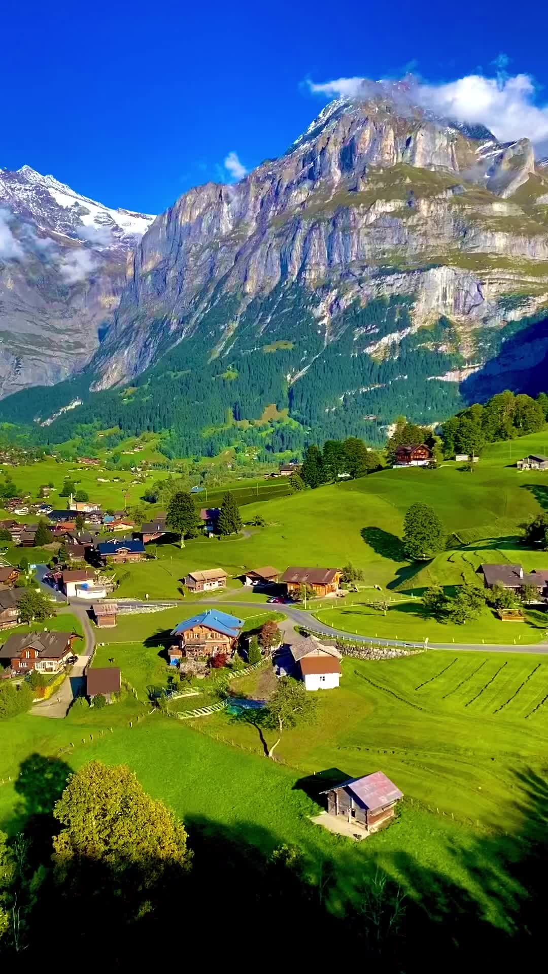 Spectacular Views from Eiger Express Cable Car