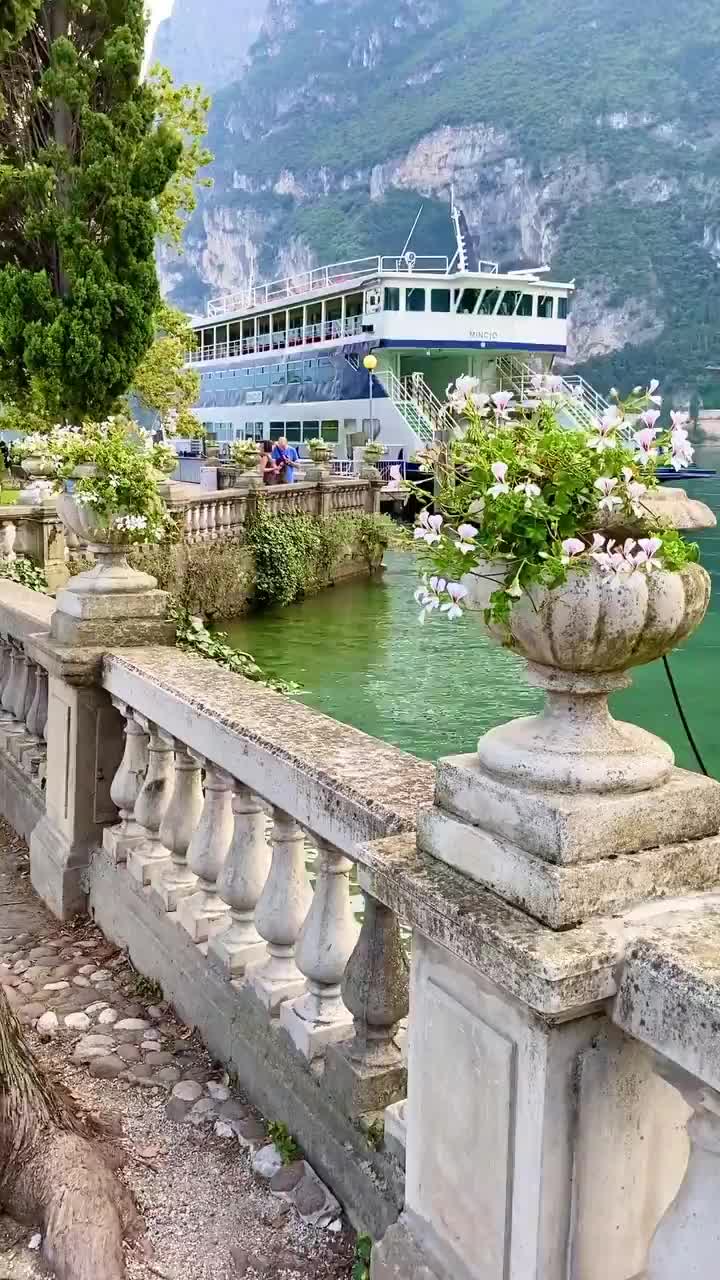 Exploring Riva del Garda's Scenic Flowery Lakefront