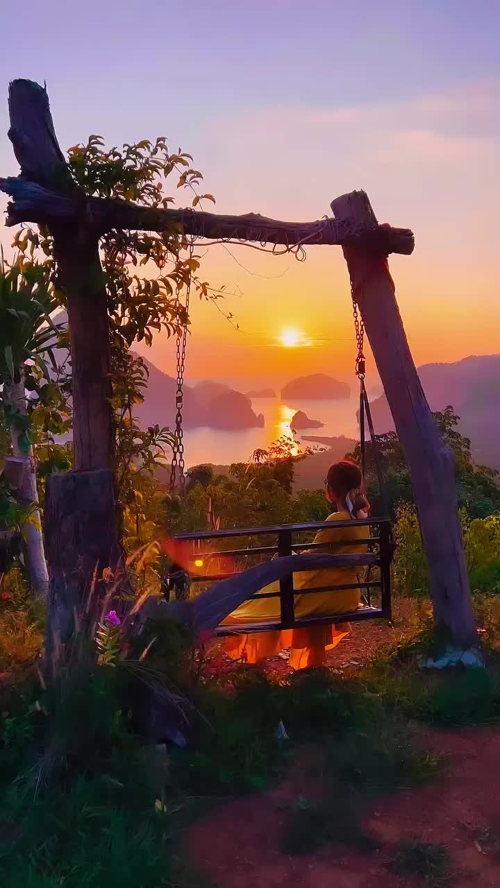 Magical Sunset at Samet Nangshe Viewpoint, Phuket