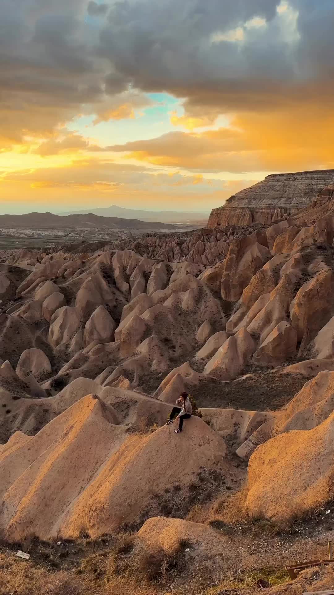 Stunning Sunset at Red Valley, Cappadocia