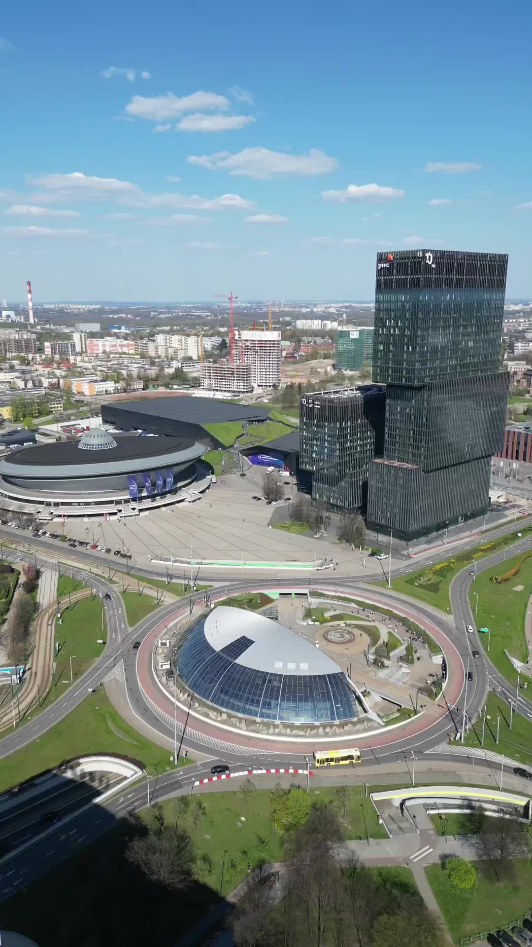 Stunning Aerial Views of Katowice, Poland | Drone Shots