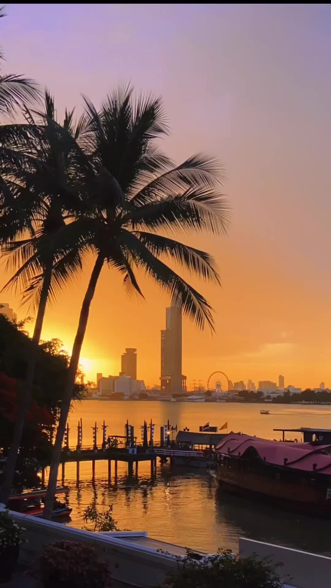 Mornings In Bangkok: Sunrise Views and Tropical Vibes