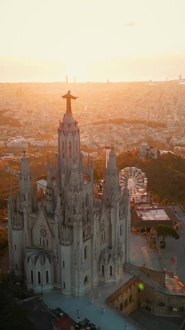 El Templo del Sagrado Corazón en Tibidabo, Barcelona