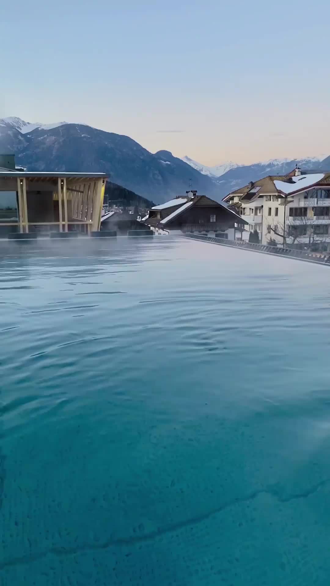 Best Winter Pool with Stunning Mountain Views