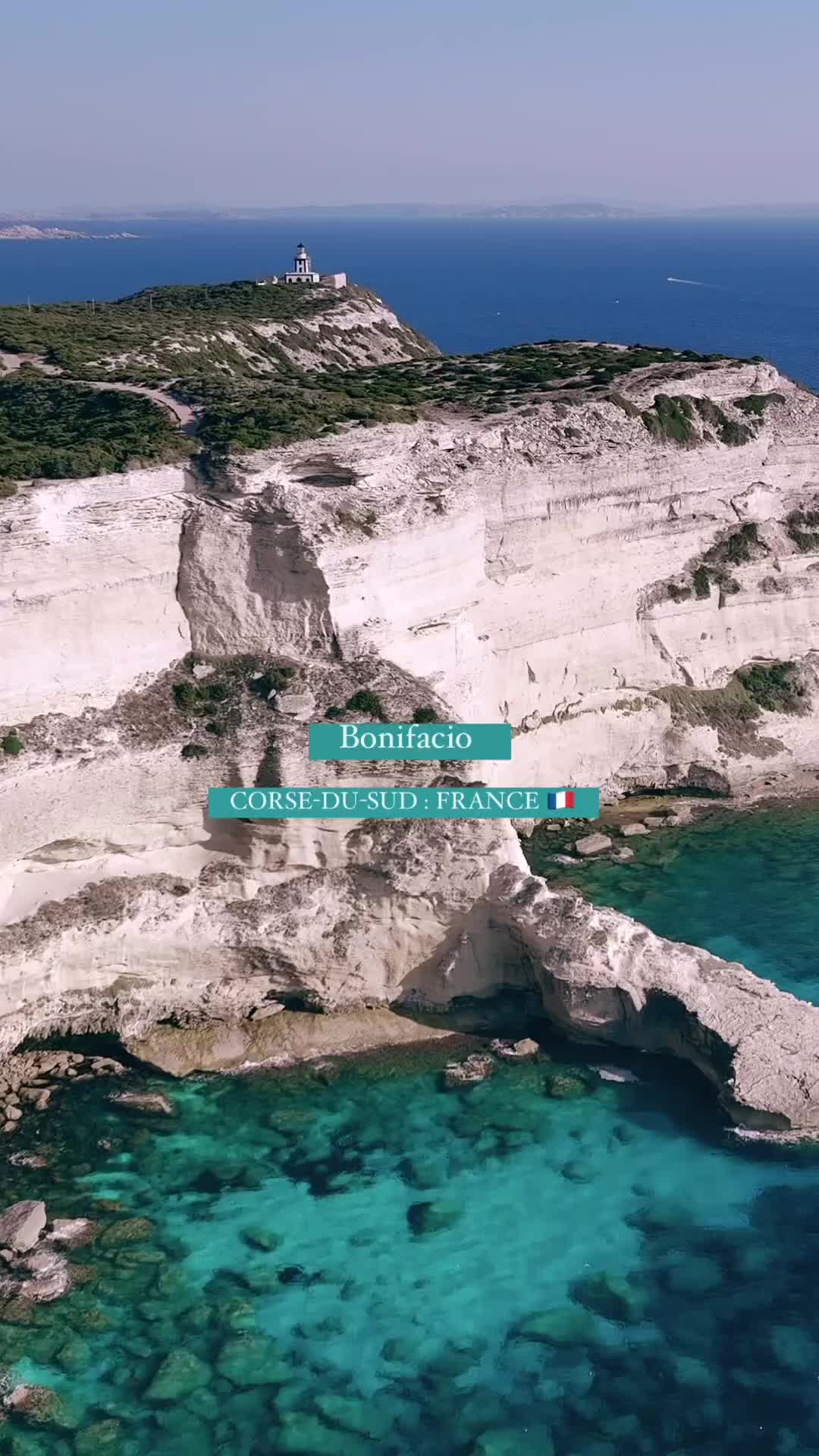 Drone Footage: White Cliffs of Bonifacio, Corsica