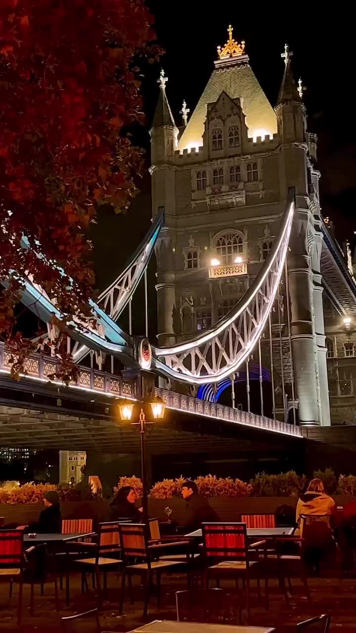 Stunning Night View of Tower Bridge, London 🌉