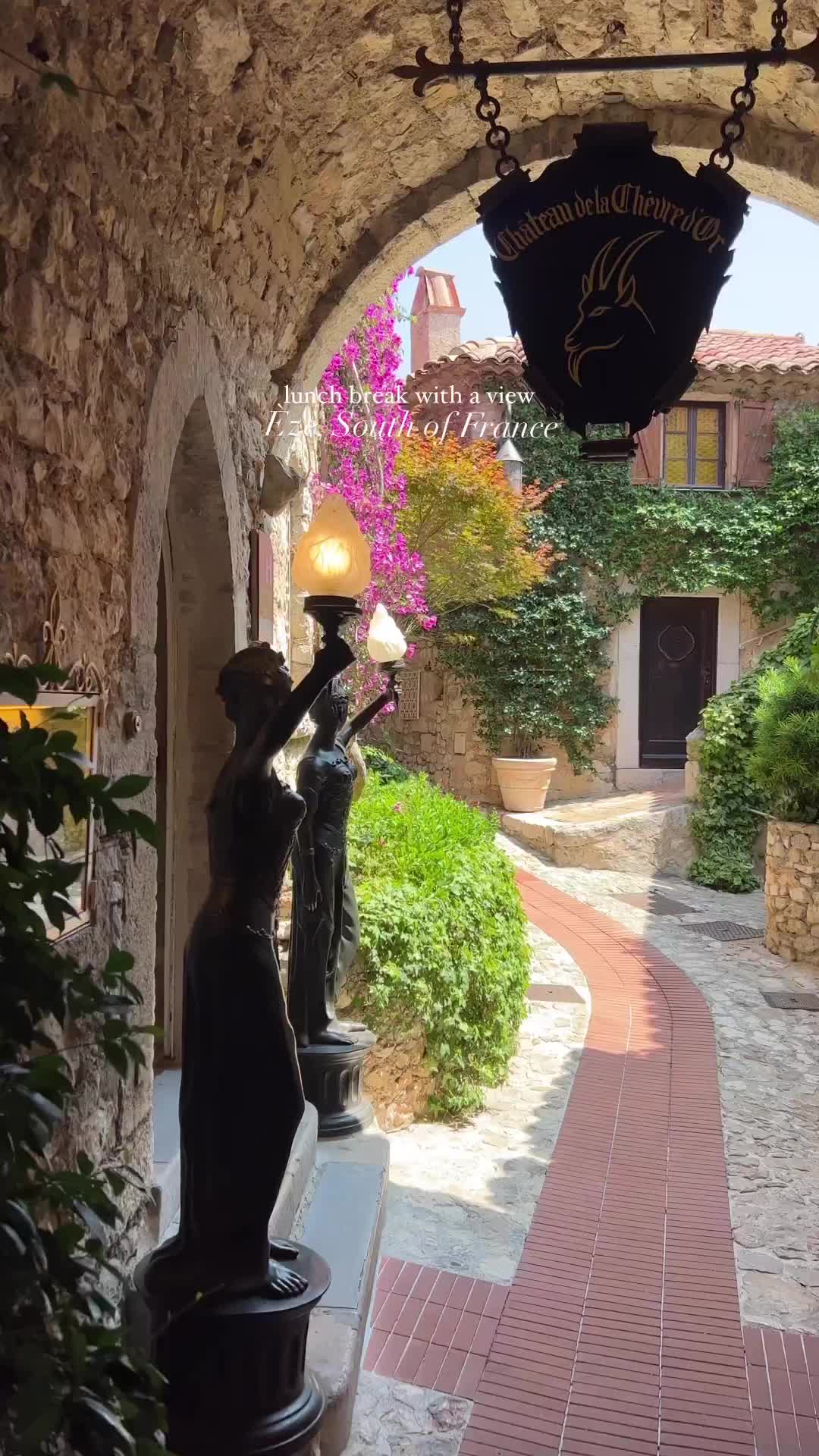 Coffee with a View at Èze Village's Château de La Chèvre d'Or